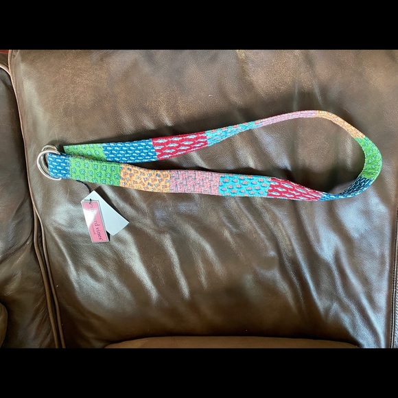 Vineyard Vines D Ring Patchwork Belt NWT - Picture 2 of 6